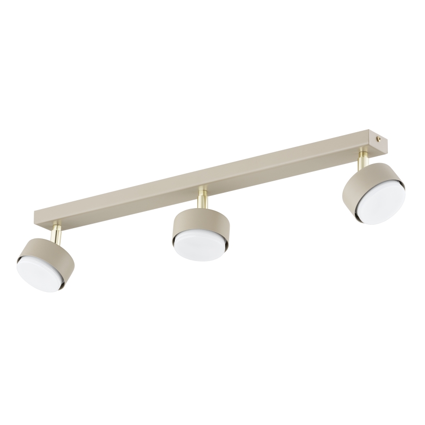 Brilagi - LED RGB+CCT ściemnialna oprawa punktowa MONO 3xGX53/14W/230V 2700-6500K Wi-Fi Tuya beżowa