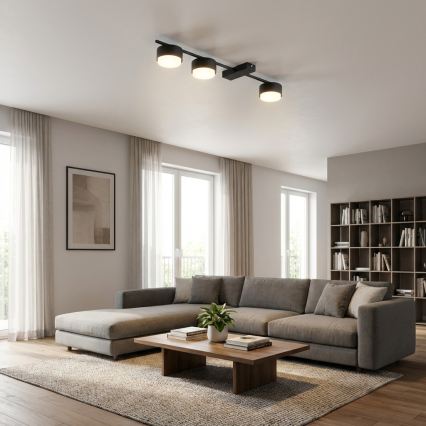 Brilagi - LED RGB+CCT ściemnialna oprawa punktowa MONO 3xGX53/14W/230V 2700-6500K Wi-Fi Tuya czarna