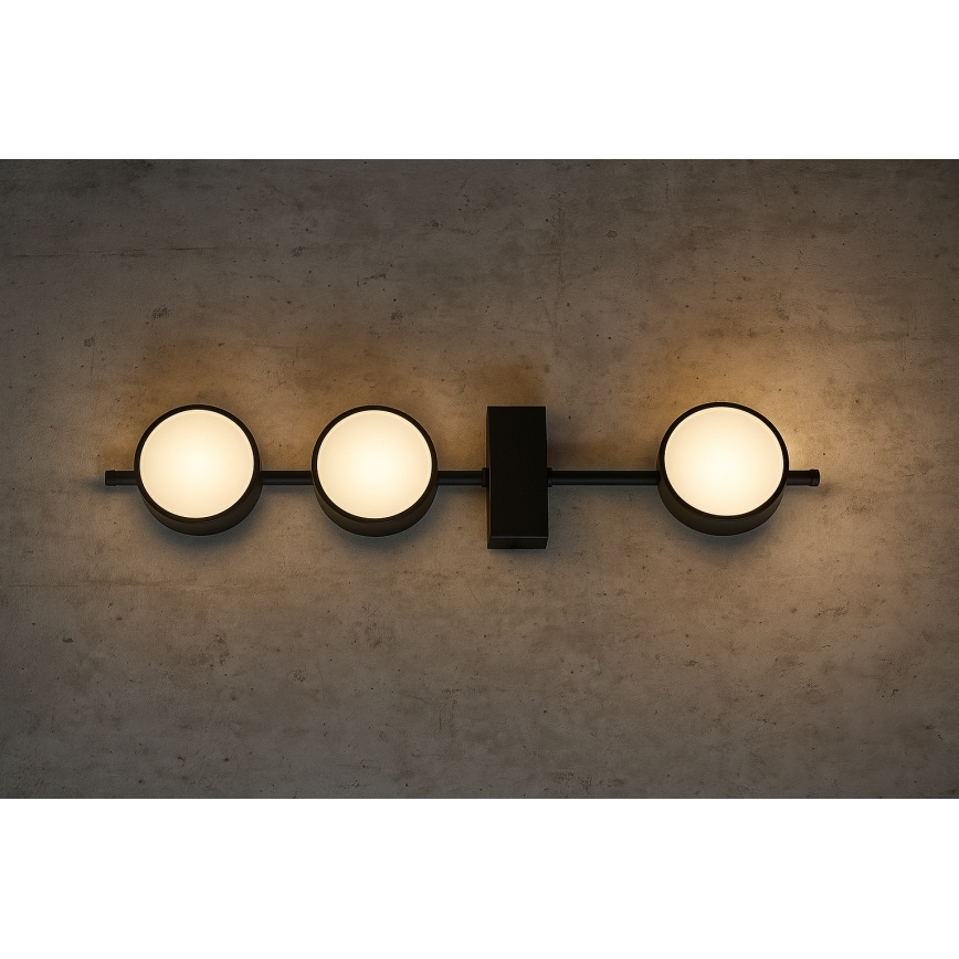 Brilagi - LED RGB+CCT ściemnialna oprawa punktowa MONO 3xGX53/14W/230V 2700-6500K Wi-Fi Tuya czarna