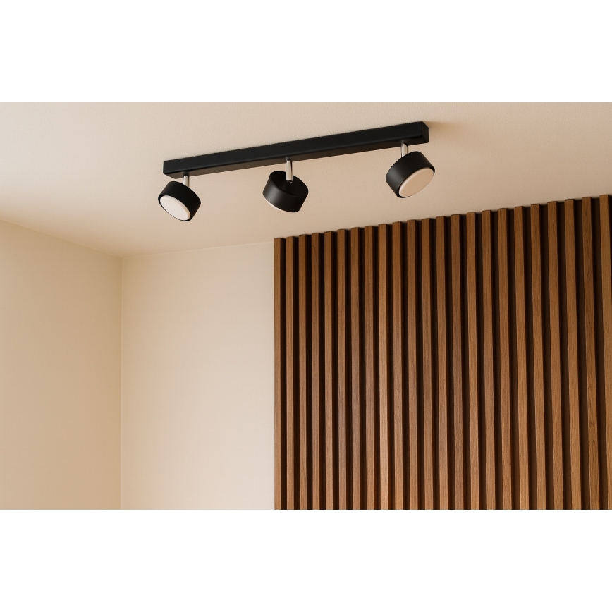 Brilagi - LED RGB+CCT ściemnialna oprawa punktowa MONO 3xGX53/14W/230V 2700-6500K Wi-Fi Tuya czarna
