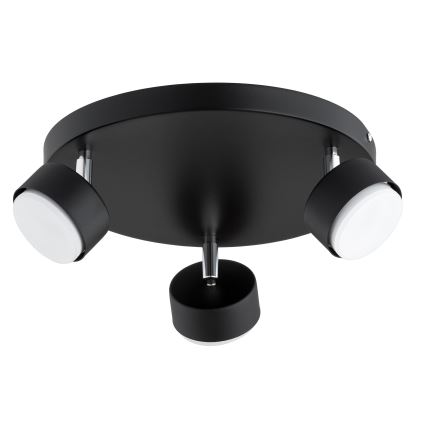 Brilagi - LED RGB+CCT ściemnialna oprawa punktowa MONO 3xGX53/14W/230V 2700-6500K Wi-Fi Tuya czarna