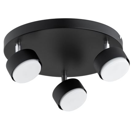 Brilagi - LED RGB+CCT ściemnialna oprawa punktowa MONO 3xGX53/14W/230V 2700-6500K Wi-Fi Tuya czarna