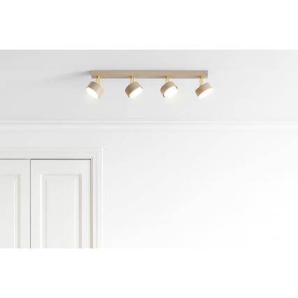 Brilagi - LED RGB+CCT ściemnialna oprawa punktowa MONO 4xGX53/14W/230V 2700-6500K Wi-Fi Tuya beżowa