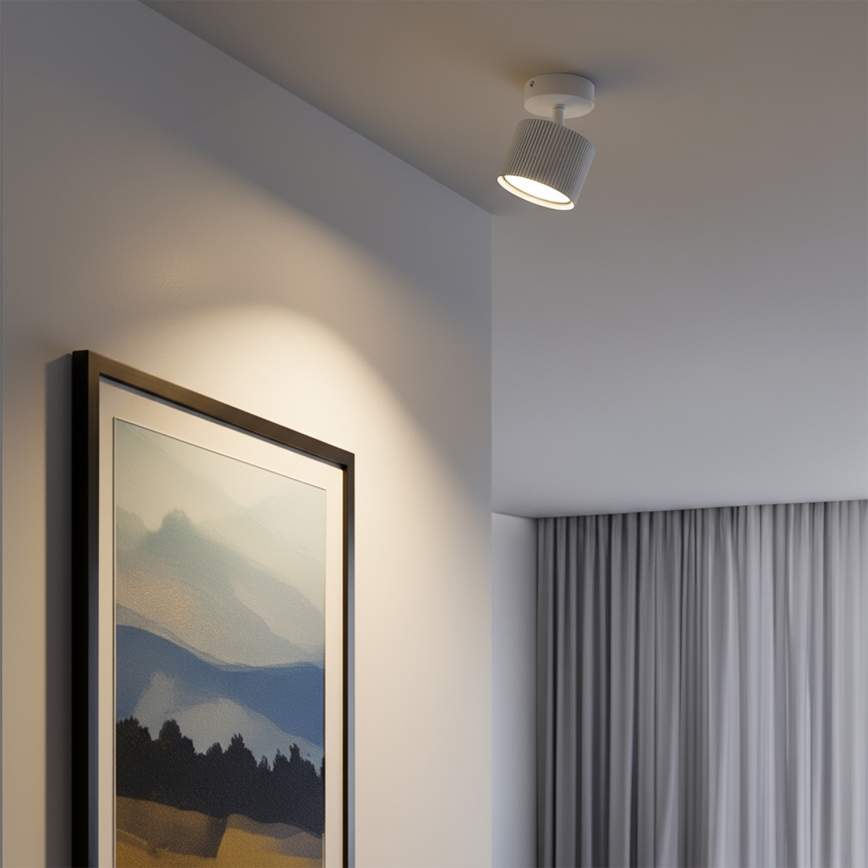 Brilagi - LED RGB+CCT ściemnialna oprawa punktowa STRIPY 1xGX53/14W/230V 2700-6500K Wi-Fi Tuya biała