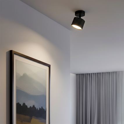 Brilagi - LED RGB+CCT ściemnialna oprawa punktowa STRIPY 1xGX53/14W/230V 2700-6500K Wi-Fi Tuya czarna