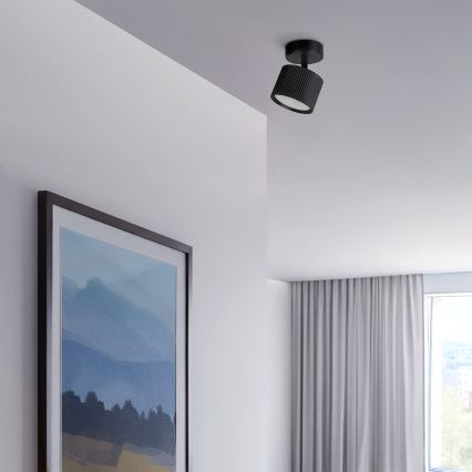Brilagi - LED RGB+CCT ściemnialna oprawa punktowa STRIPY 1xGX53/14W/230V 2700-6500K Wi-Fi Tuya czarna