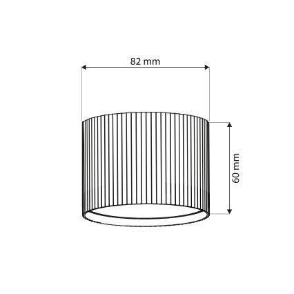Brilagi - LED RGB+CCT ściemnialna oprawa punktowa STRIPY 1xGX53/14W/230V 2700-6500K Wi-Fi Tuya złota