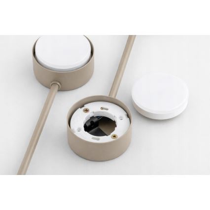 Brilagi - LED RGB+CCT Ściemnialny przysufitowy żyrandol MONO 4xGX53/14W/230V 2700-6500K Wi-Fi Tuya czarny