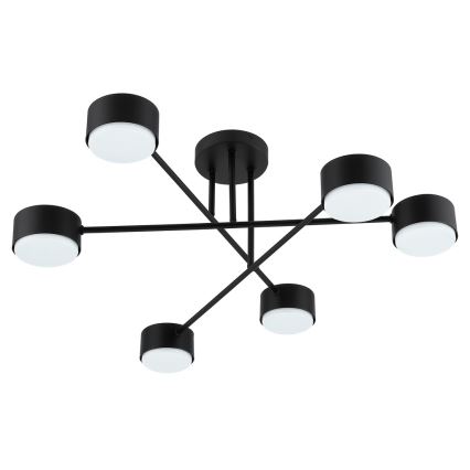 Brilagi - LED RGB+CCT Ściemnialny przysufitowy żyrandol MONO 6xGX53/14W/230V 2700-6500K Wi-Fi Tuya czarny