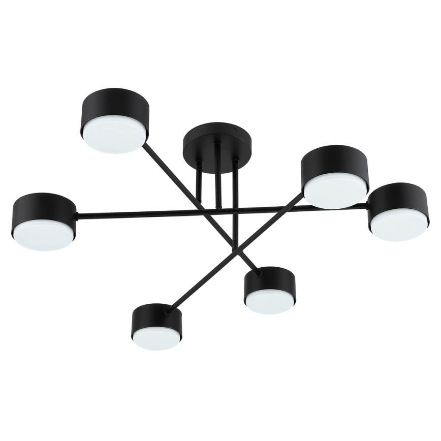 Brilagi - LED RGB+CCT Ściemnialny przysufitowy żyrandol MONO 6xGX53/14W/230V 2700-6500K Wi-Fi Tuya czarny