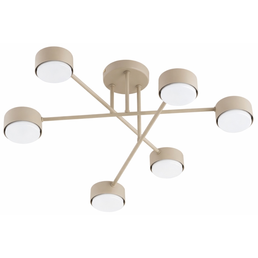 Brilagi - LED RGB+CCT Ściemnialny przysufitowy żyrandol MONO 6xGX53/14W/230V 2700-6500K Wi-Fi Tuya czarny