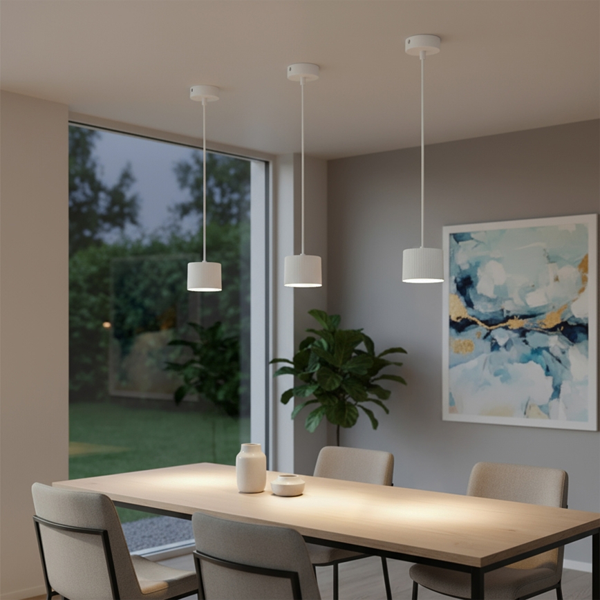 Brilagi - LED RGB+CCT ściemnialny żyrandol na lince STRIPY 1xGX53/14W/230V 2700-6500K Wi-Fi Tuya biały