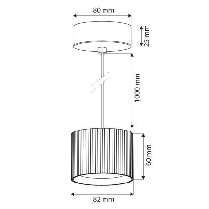 Brilagi - LED RGB+CCT ściemnialny żyrandol na lince STRIPY 1xGX53/14W/230V 2700-6500K Wi-Fi Tuya biały
