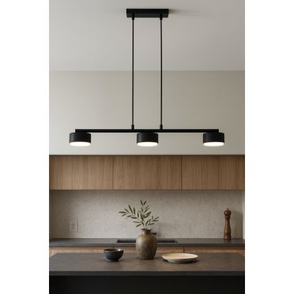 Brilagi - LED RGB+CCT ściemnialny żyrandol na lince MONO 3xGX53/14W/230V 2700-6500K Wi-Fi Tuya czarny