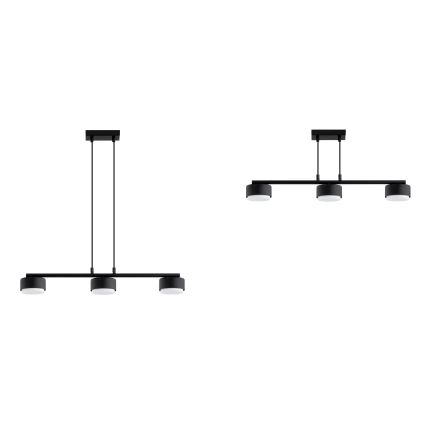 Brilagi - LED RGB+CCT ściemnialny żyrandol na lince MONO 3xGX53/14W/230V 2700-6500K Wi-Fi Tuya czarny