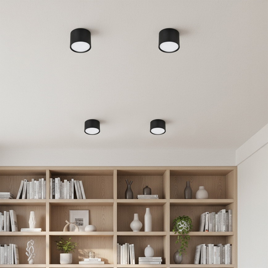 Brilagi - LED RGB+CCT ściemnialna oprawa punktowa SMOOTH 1xGX53/14W/230V 2700-6500K Wi-Fi Tuya czarna