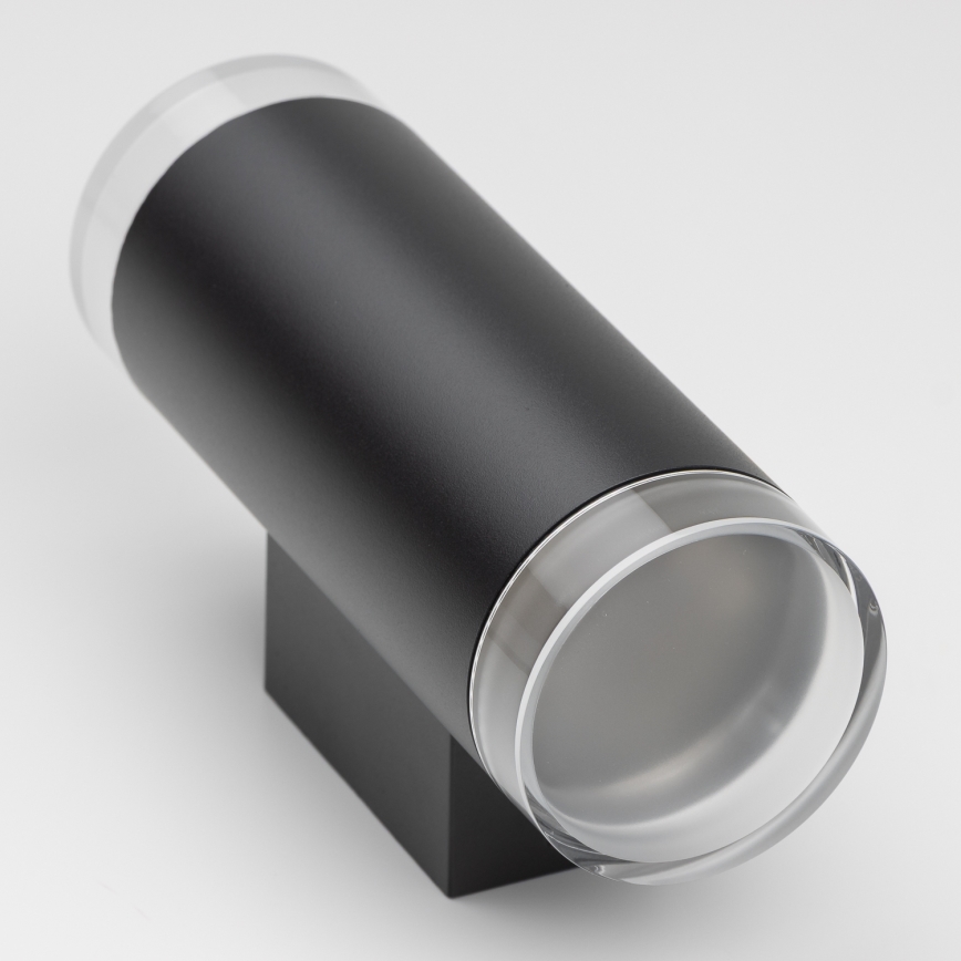 Brilagi - ściemnialny zewnętrzny kinkiet LED RGBW MATERA 2xGU10/6W/230V 3000K IP54 czarny + pilot zdalnego sterowania