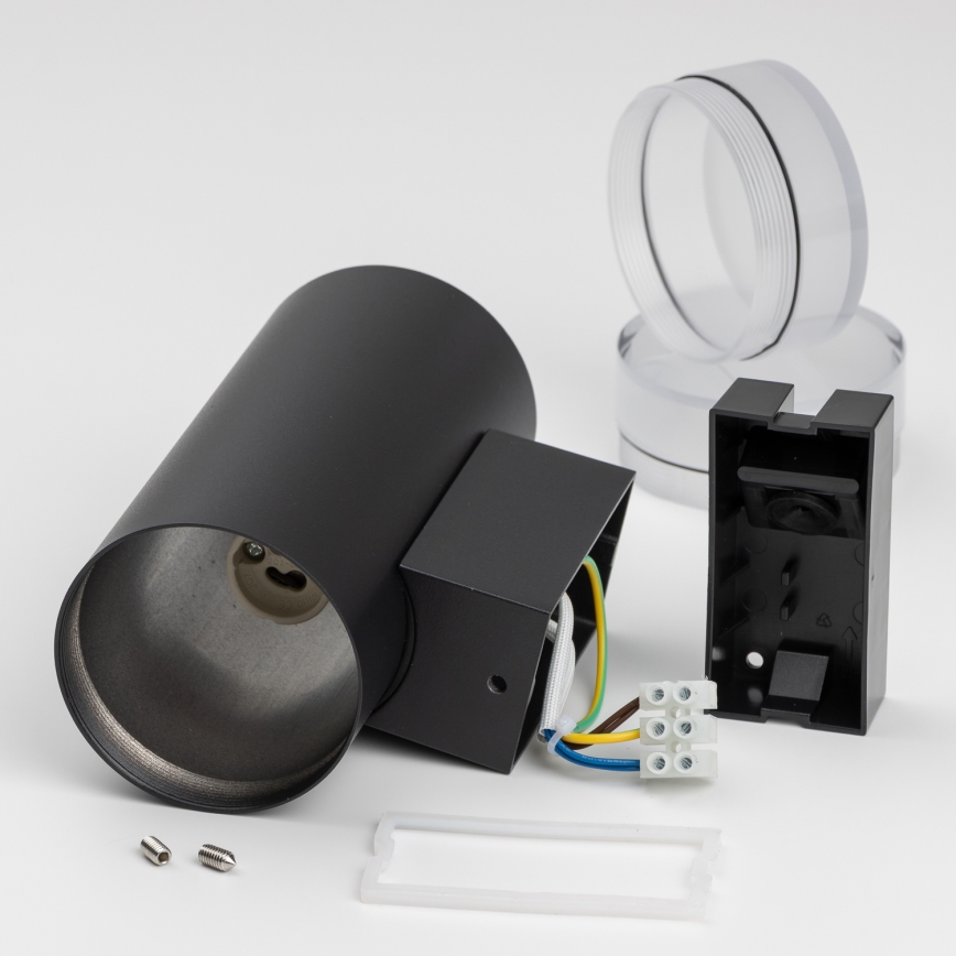 Brilagi - ściemnialny zewnętrzny kinkiet LED RGBW MATERA 2xGU10/6W/230V 3000K IP54 czarny + pilot zdalnego sterowania