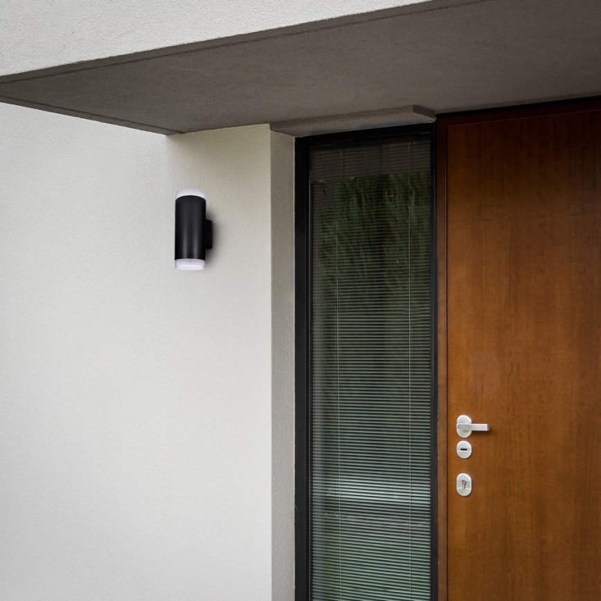 Brilagi - ściemnialny zewnętrzny kinkiet LED RGBW MATERA 2xGU10/6W/230V 3000K IP54 czarny + pilot zdalnego sterowania