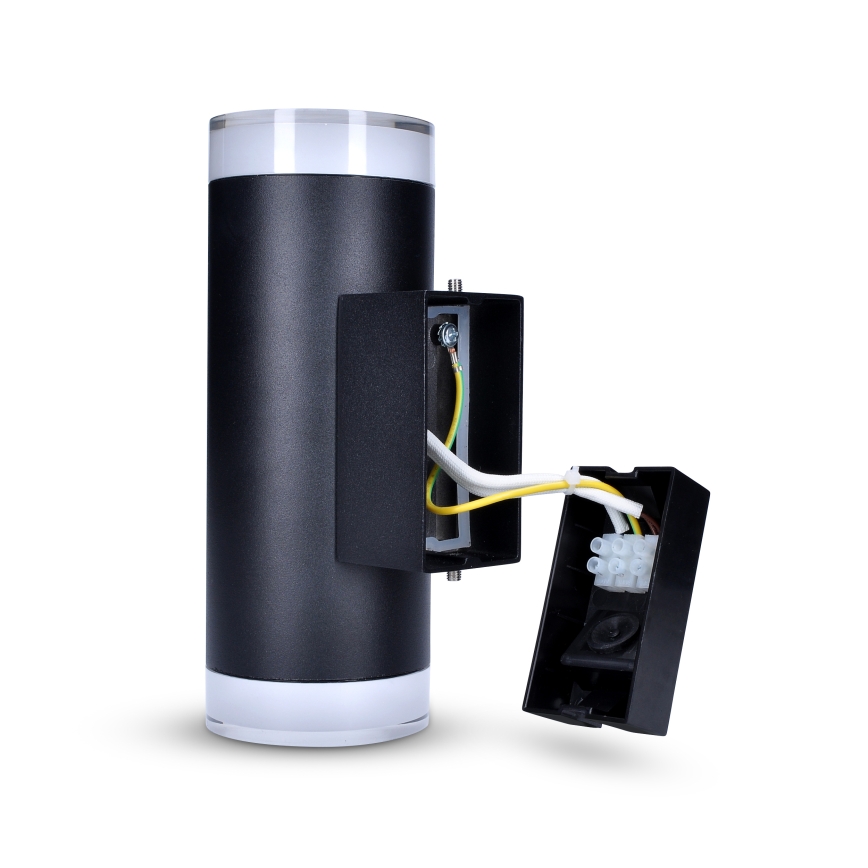 Brilagi - ściemnialny zewnętrzny kinkiet LED RGBW MATERA 2xGU10/6W/230V 3000K IP54 czarny + pilot zdalnego sterowania