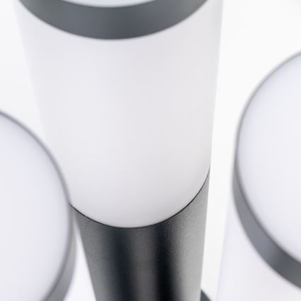 BRILAGI - LED RGBW ściemnialna lampa zewnętrzna ELIA 1xE27/6,5W/230V 2700-6500K IP44 Wi-Fi 100 cm antracyt