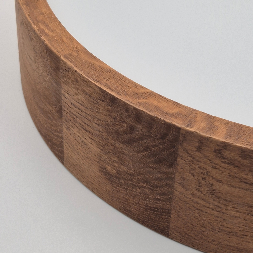 Brilagi - LED RGBW Ściemnialna oprawa sufitowa CARVALHO 2xE27/15W/230V 2700-6500K Wi-Fi dąb śr. 37,5 cm