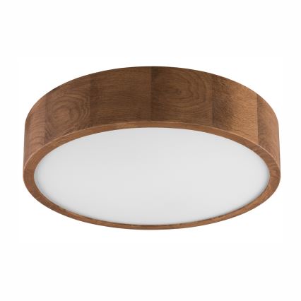 Brilagi - LED RGBW Ściemnialna oprawa sufitowa CARVALHO 2xE27/9W/230V 2700-6500K Wi-Fi dąb śr. 37,5 cm