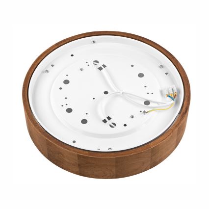 Brilagi - LED RGBW Ściemnialna oprawa sufitowa CARVALHO 2xE27/9W/230V 2700-6500K Wi-Fi dąb śr. 37,5 cm