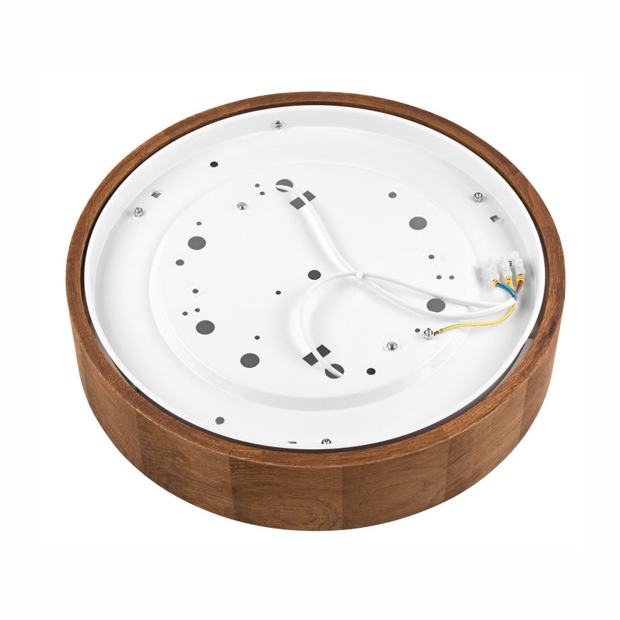 Brilagi - LED RGBW Ściemnialna oprawa sufitowa CARVALHO 2xE27/9W/230V 2700-6500K Wi-Fi dąb śr. 37,5 cm