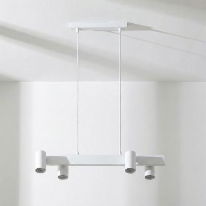 Brilagi - LED RGBW ściemnialny żyrandol na lince SELE 4xGU10/6,5W/230V 2700-6500K biały