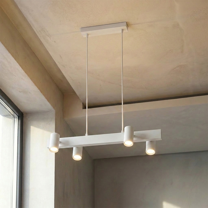Brilagi - LED RGBW ściemnialny żyrandol na lince SELE 4xGU10/6,5W/230V 2700-6500K biały