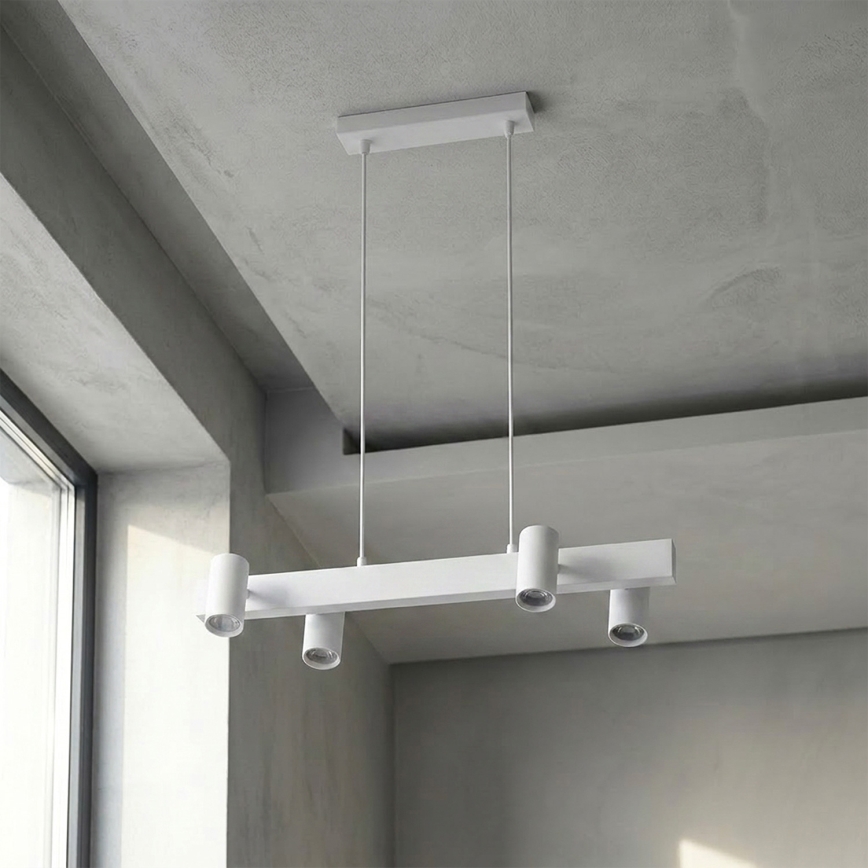 Brilagi - LED RGBW ściemnialny żyrandol na lince SELE 4xGU10/6,5W/230V 2700-6500K biały