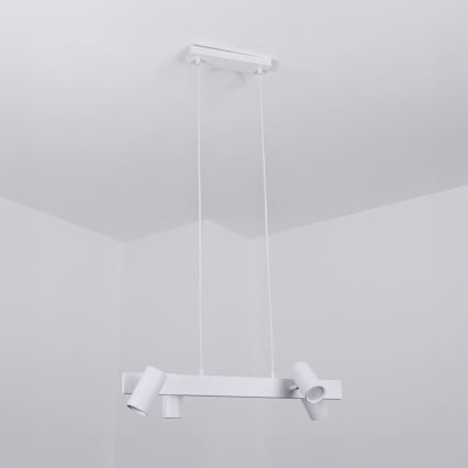 Brilagi - LED RGBW ściemnialny żyrandol na lince SELE 4xGU10/6,5W/230V 2700-6500K biały