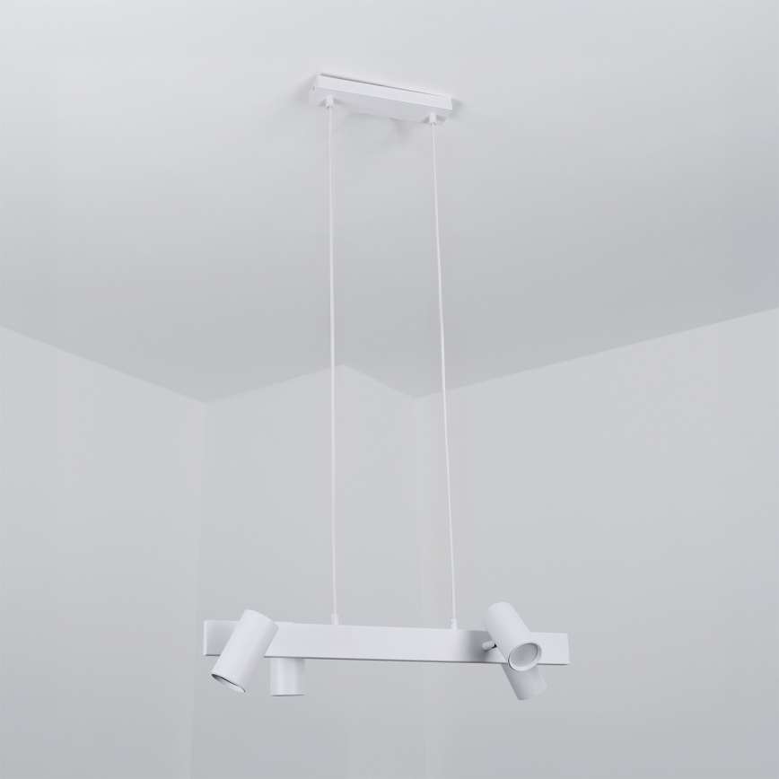 Brilagi - LED RGBW ściemnialny żyrandol na lince SELE 4xGU10/6,5W/230V 2700-6500K biały