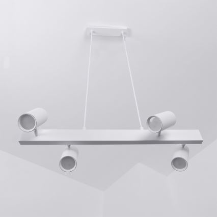 Brilagi - LED RGBW ściemnialny żyrandol na lince SELE 4xGU10/6,5W/230V 2700-6500K biały