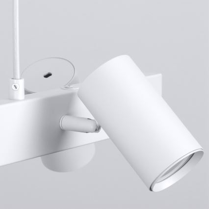 Brilagi - LED RGBW ściemnialny żyrandol na lince SELE 4xGU10/6,5W/230V 2700-6500K biały