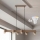 Brilagi - LED RGBW ściemnialna lampa wisząca na linkach SELE 6xGU10/6,5W/230V 2700-6500K beżowa + zdalne sterowanie