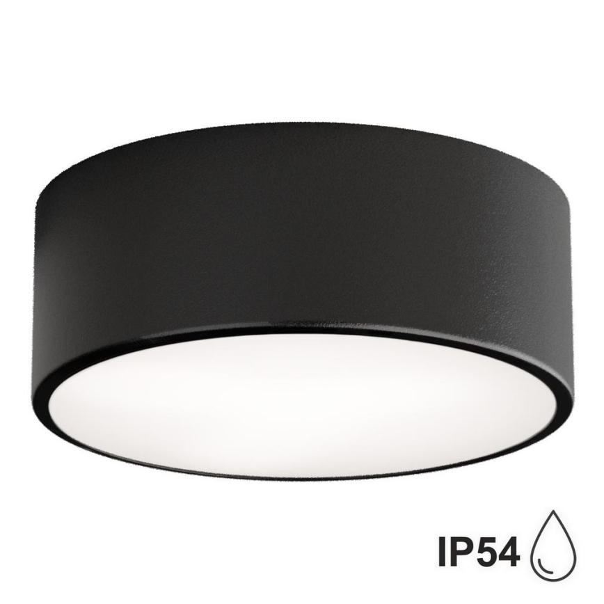Brilagi - LED RGBW ściemnialny plafon łazienkowy CLARE 1xE27/9W/230V 2700-6500K śr. 20 cm IP54 Wi‑Fi czarny