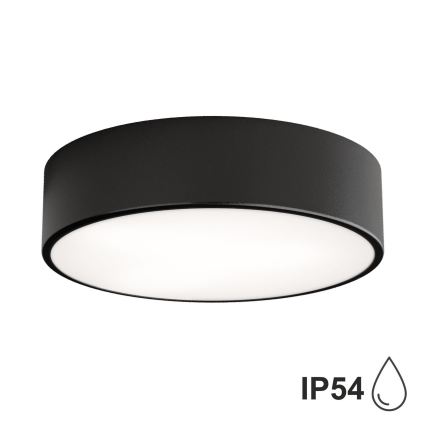Brilagi - LED RGBW ściemnialna oprawa sufitowa do łazienki CLARE 2xE27/9W/230V 2700-6500K Ø 30 cm IP54 Wi-Fi czarna