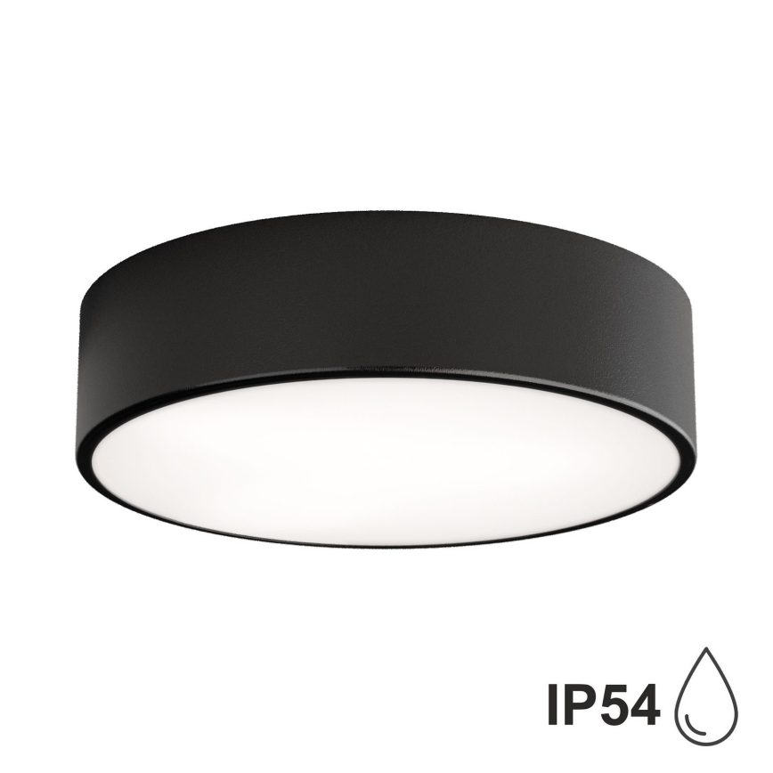 Brilagi - LED RGBW ściemnialna oprawa sufitowa do łazienki CLARE 2xE27/9W/230V 2700-6500K Ø 30 cm IP54 Wi-Fi czarna