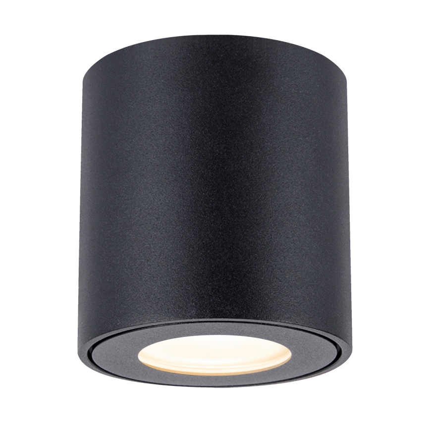 Brilagi - LED RGBW ściemnialna oprawa łazienkowa MIA 1xGU10/4,8W/230V 3000K 84x80 mm czarna IP54 + pilot zdalnego sterowania
