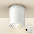 Brilagi - LED RGBW ściemnialna oprawa punktowa MIA 1xGU10/30W/230V 2700-6500K Wi-Fi 100x80 mm biała
