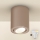 Brilagi - LED RGBW ściemnialna oprawa punktowa MIA 1xGU10/4,8W/230V 3000K 100x80 mm beżowa + pilot zdalnego sterowania
