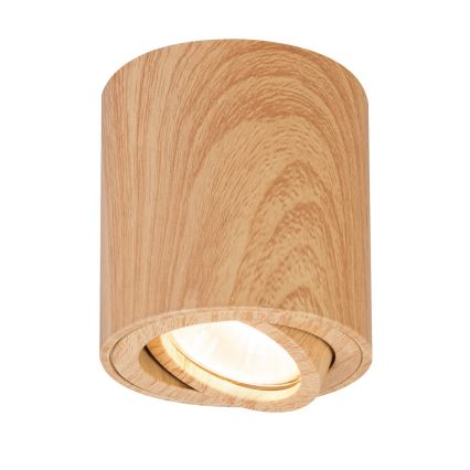 Brilagi - LED RGBW ściemnialna oprawa punktowa MIA 1xGU10/4,8W/230V 3000K 84x80 mm brązowa + pilot zdalnego sterowania
