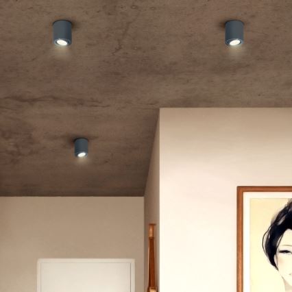 Brilagi - LED RGBW ściemnialna oprawa punktowa MIA 1xGU10/6W/230V 3000K 84x80 mm antracyt + pilot zdalnego sterowania