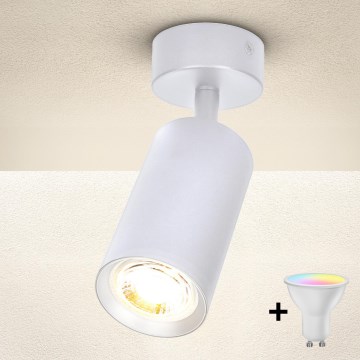 Brilagi - LED RGBW ściemnialna oprawa punktowa SELE 1xGU10/6W/230V 3000K biała + pilot zdalnego sterowania
