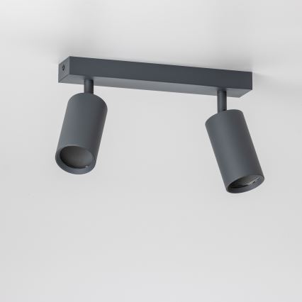 Brilagi - LED RGBW ściemnialna oprawa punktowa SELE 2xGU10/4,8W/230V 3000K antracyt + pilot zdalnego sterowania