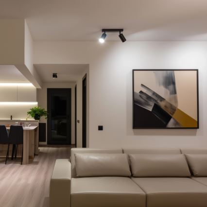 Brilagi - LED RGBW ściemnialna oprawa punktowa SELE 2xGU10/4,8W/230V 3000K czarna + pilot zdalnego sterowania