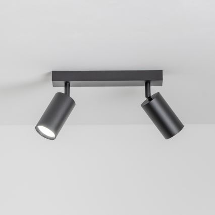 Brilagi - LED RGBW ściemnialna oprawa punktowa SELE 2xGU10/4,8W/230V 3000K czarna + pilot zdalnego sterowania