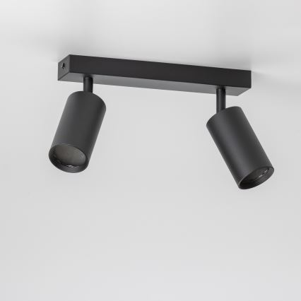 Brilagi - LED RGBW ściemnialna oprawa punktowa SELE 2xGU10/4,8W/230V 3000K czarna + pilot zdalnego sterowania
